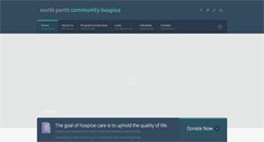 Desktop Screenshot of northperthcommunityhospice.org